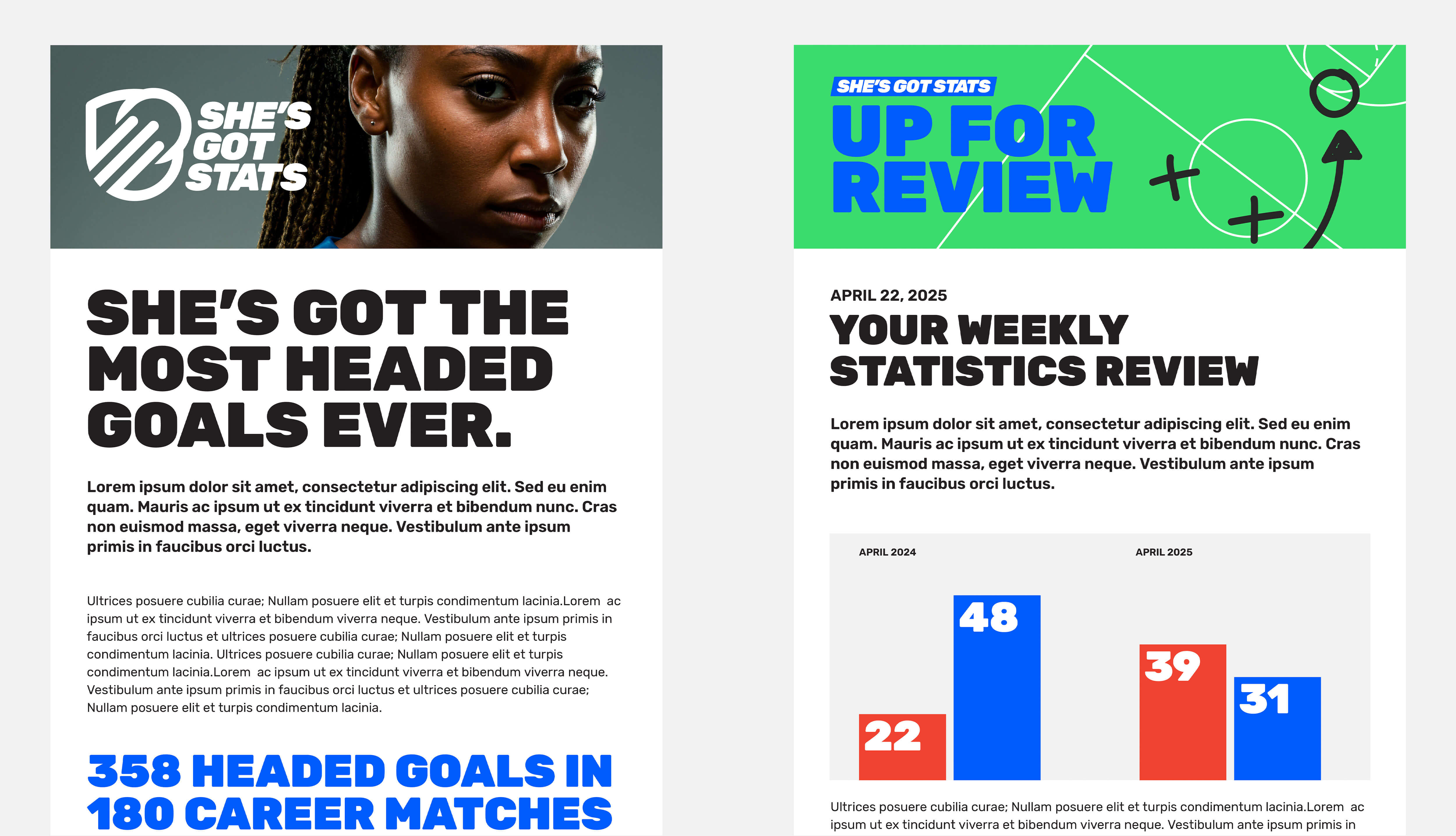 She's Got Stats Newsletter